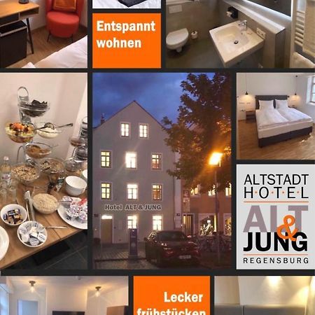 Altstadthotel Alt & Jung Regensburg Bagian luar foto